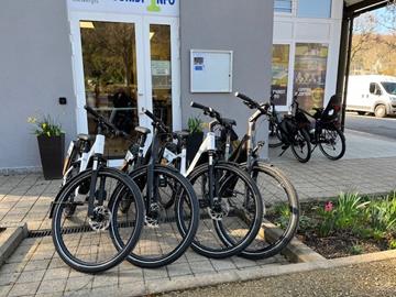 E-bike rental (6 Bikes) April-September.