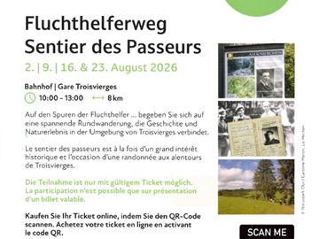 Zondag,10h00 Geleide wandeling langs de vluchtroutes