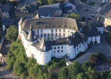 Tentoonstelling van modelgebouwen van Luxemburgse kastelen Clervaux