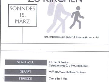 Freitag, Wanderung in Kirchen